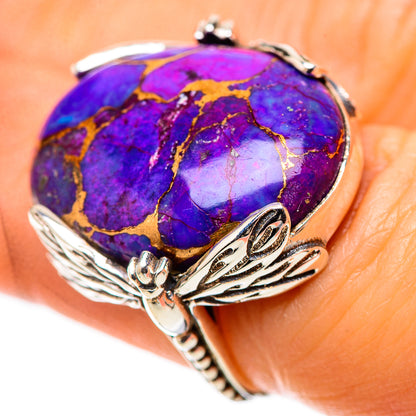 Purple Copper Composite Turquoise 925 Sterling Silver Ring Size 5.75 (925 Sterling Silver) RING139567