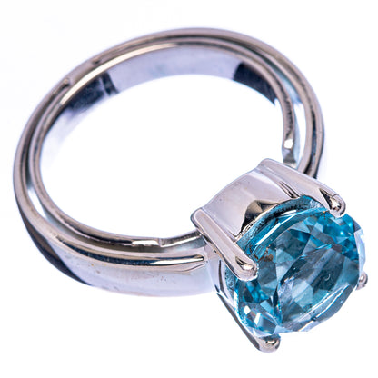 Rare Blue Topaz Ring Size 8 (925 Sterling Silver) R145999