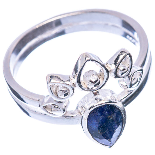 Blue Sillimnate Ring Size 8 (925 Sterling Silver) R5501