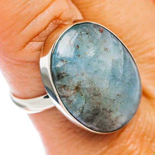 Aquamarine Ring Size 9 (German Silver)