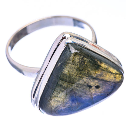 Large Labradorite Ring Size 10.75 (925 Sterling Silver) R141361