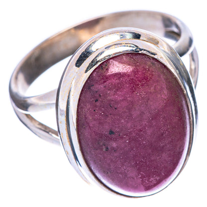 Rhodonite Ring Size 7.75 (925 Sterling Silver) R1716