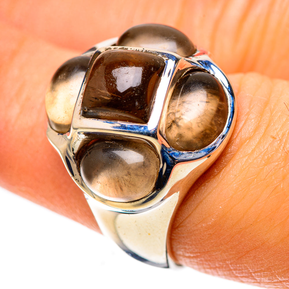 Smoky Quartz Ring Size 7.25 (925 Sterling Silver) RING138382