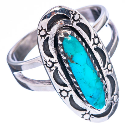 Arizona Turquoise Ring Size 7.5 (925 Sterling Silver) R2497