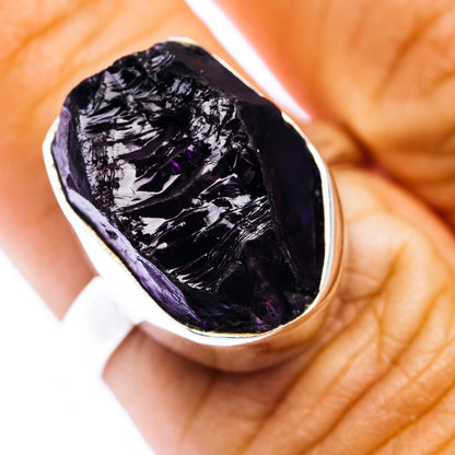 Amethyst Ring Size 6.5 (.925 Sterling Silver)