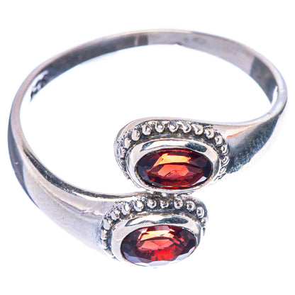 Garnet Ring Size 10.75 (925 Sterling Silver) R1458