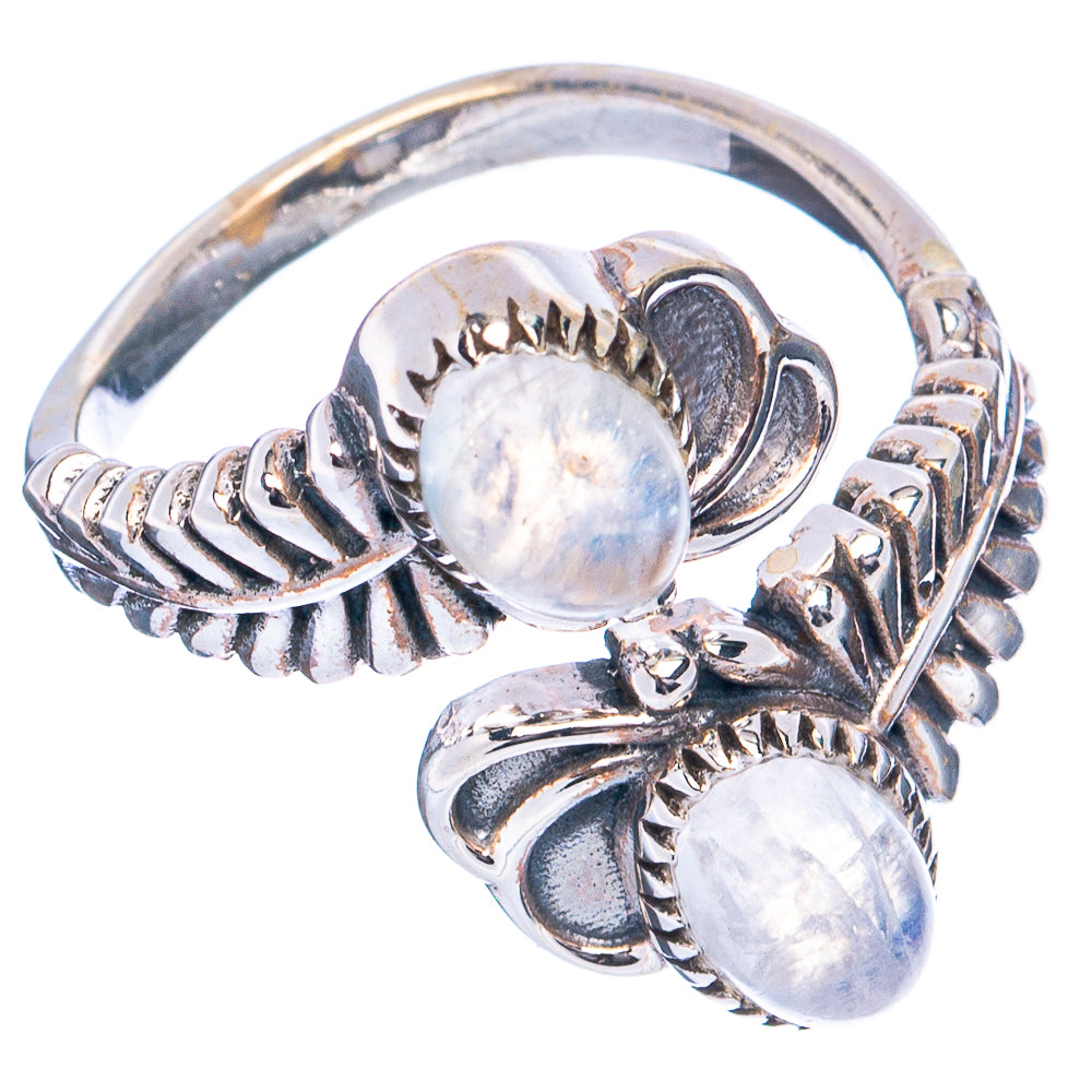 Rainbow Moonstone Ring Size 6.75 (.925 Sterling Silver)
