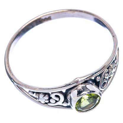 Peridot Dainty Ring Size 8.5 (925 Sterling Silver) R145471