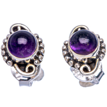 Amethyst Dainty Earrings 3/8" (925 Sterling Silver) E1998