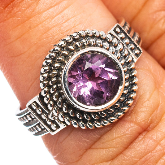 Amethyst Ring Size 6.25 (.925 Sterling Silver)