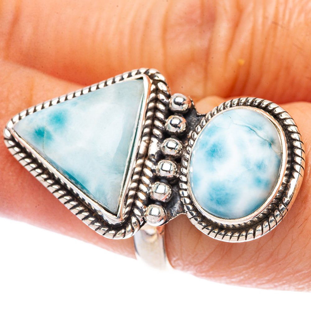 Larimar Ring Size 6 (925 Sterling Silver) R1702