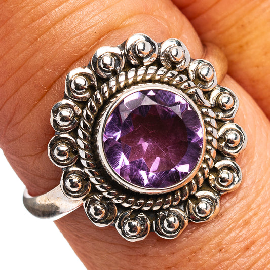 Amethyst Ring Size 8 (.925 Sterling Silver)