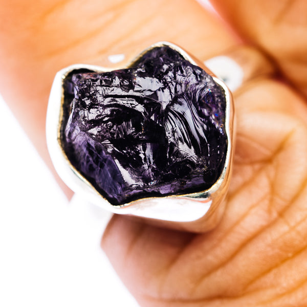 Amethyst Ring Size 7.5 (.925 Sterling Silver)