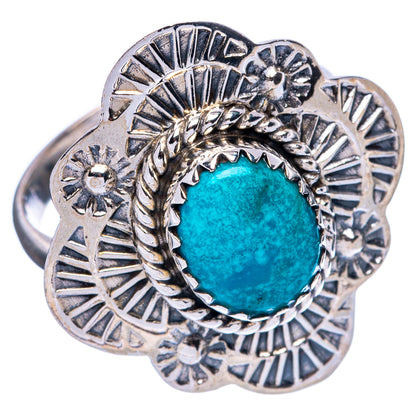 Chrysocolla Ring Size 7.75 (925 Sterling Silver) R146173