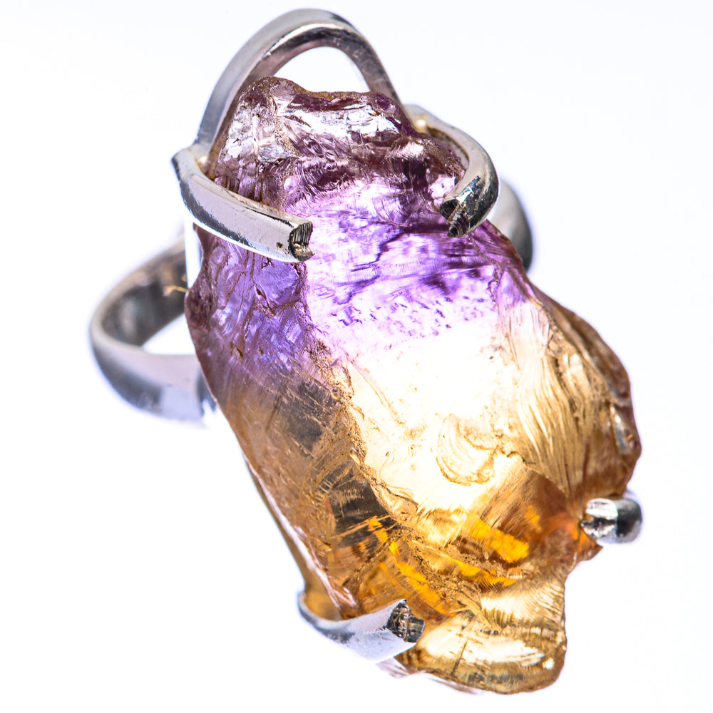 Large Raw Ametrine Ring Size 6.25 (925 Sterling Silver) R141213