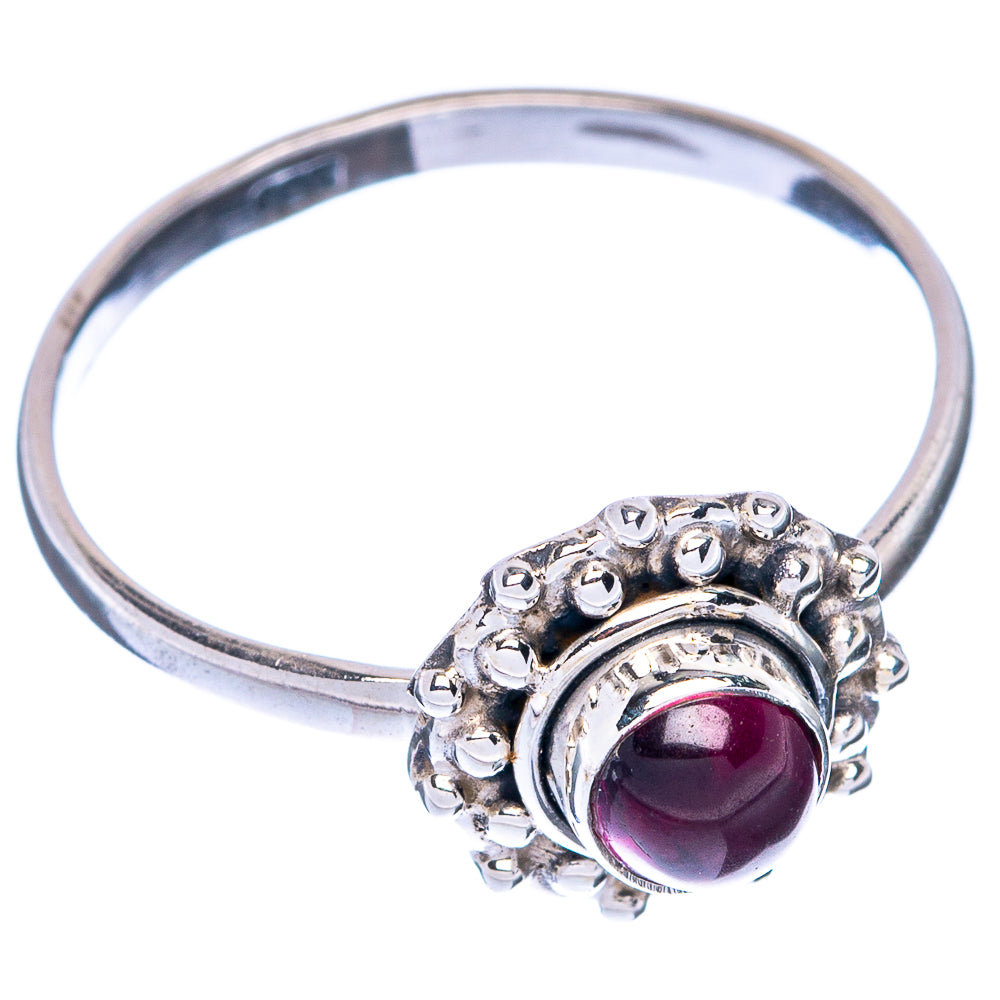 Garnet Dainty Ring Size 9.25 (925 Sterling Silver) R145088