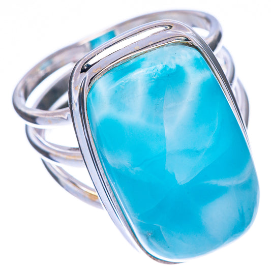 Larimar Ring Size 6.5 (925 Sterling Silver) R1704