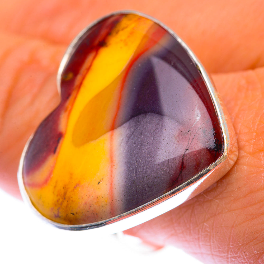 Large Mookaite Ring Size 10 (925 Sterling Silver) RING140044