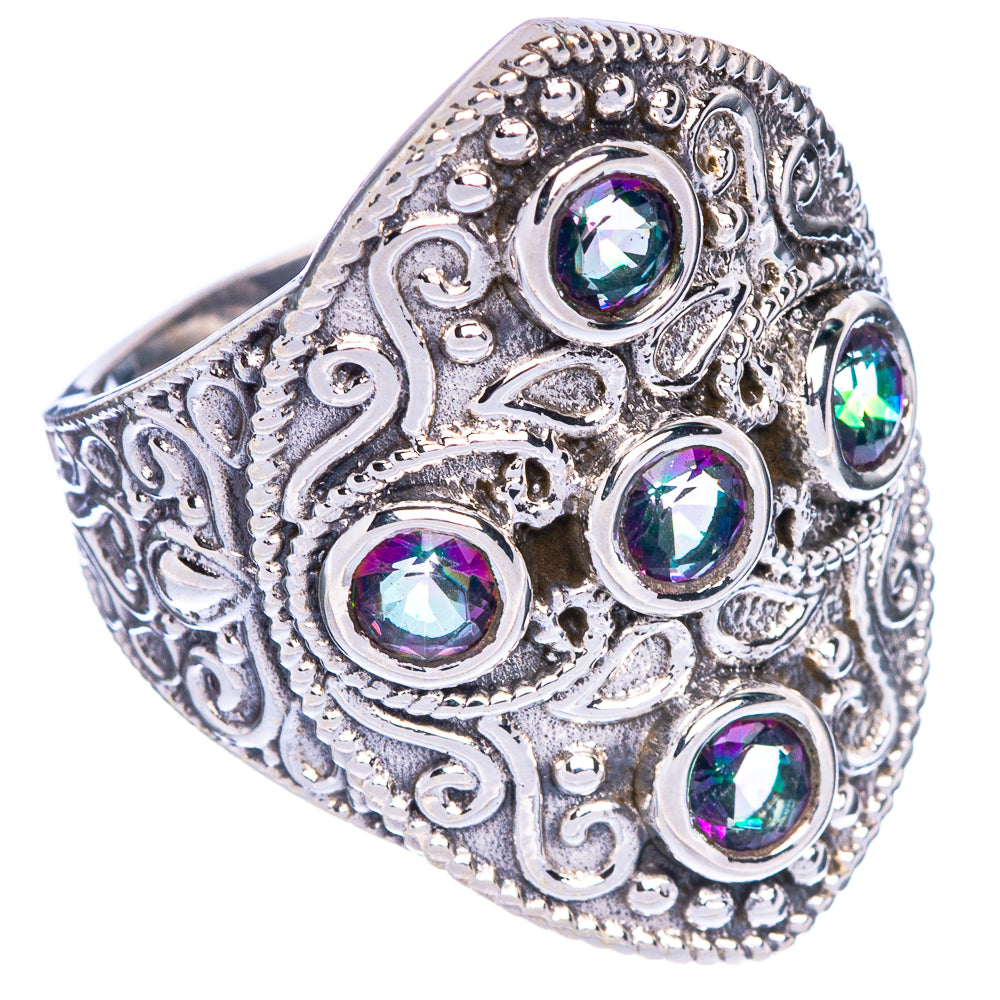 Mystic Topaz Ring Size 8.75 (925 Sterling Silver) R147117