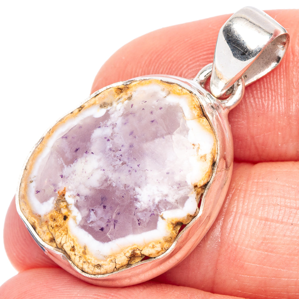Rare Morado Opal Pendant 1 3/8" (925 Sterling Silver) P41480