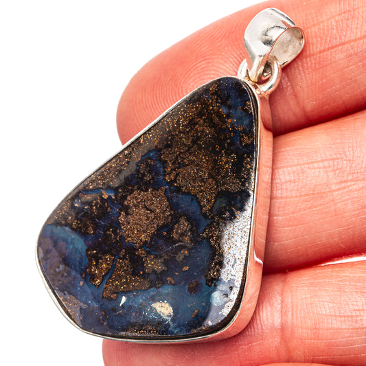 Boulder Opal Pendant 1 3/4" (.925 Sterling Silver)