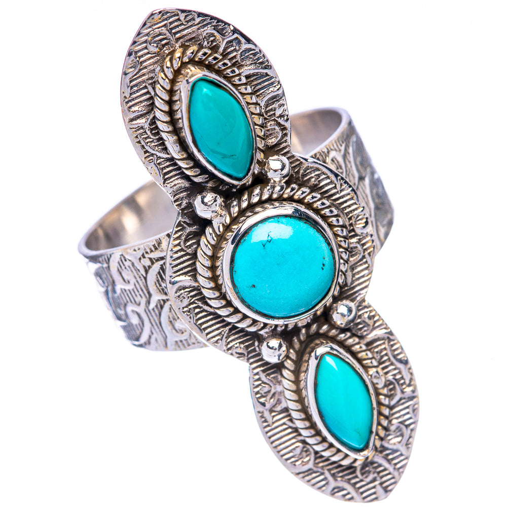 Large Sleeping Beauty Turquoise Ring Size 10 (925 Sterling Silver) R144941