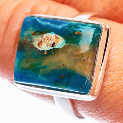 Peruvian Opal Ring Size 9 (925 Sterling Silver) R142251