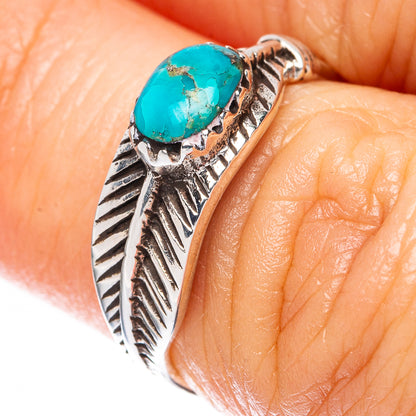 Rare Arizona Turquoise Ring Size 5.75 (925 Sterling Silver) R3139