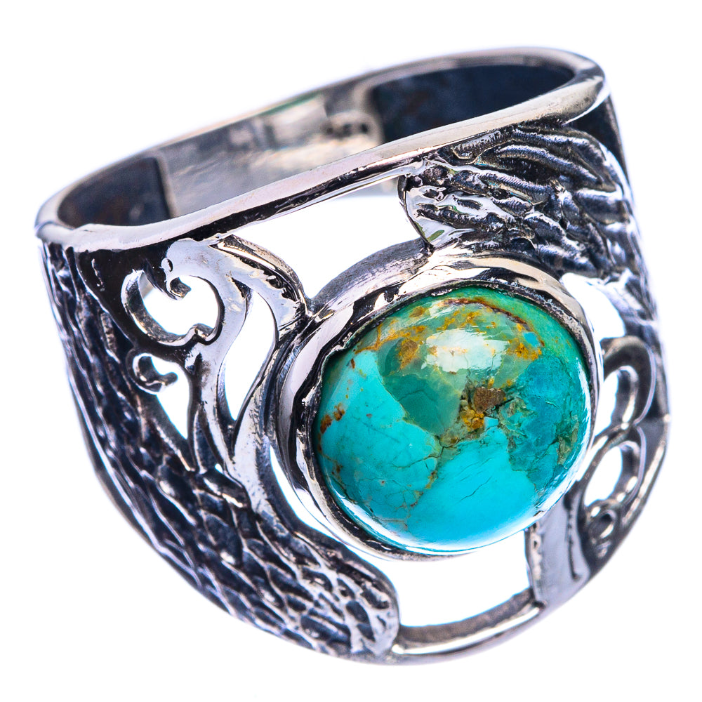 Blue Copper Composite Turquoise Ring Size 5.75 (925 Sterling Silver) R144141