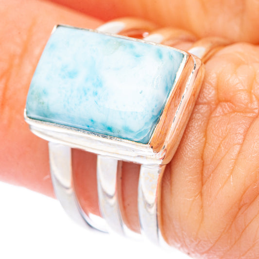 Larimar Ring Size 5.75 (925 Sterling Silver) R1700
