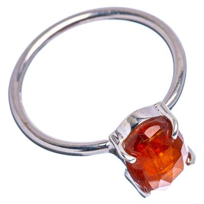 Orange Kyanite Ring Size 7.75 (.925 Sterling Silver)