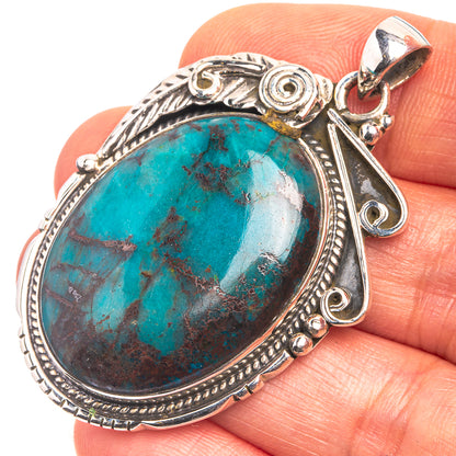 Shattuckite Pendant 2" (925 Sterling Silver) P38947