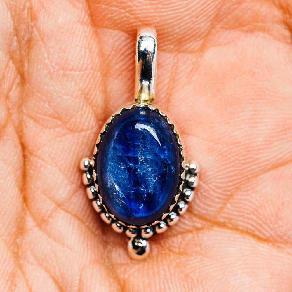 Kyanite Pendant 1 1/8" (.925 Sterling Silver)