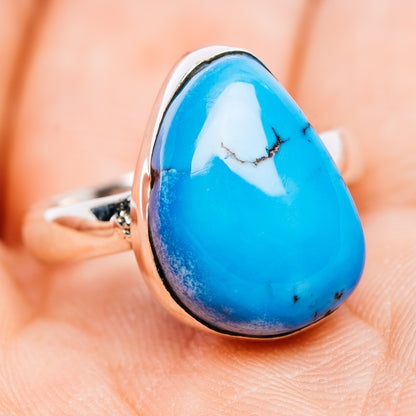 Golden Hills Turquoise Ring Size 7 (.925 Sterling Silver)