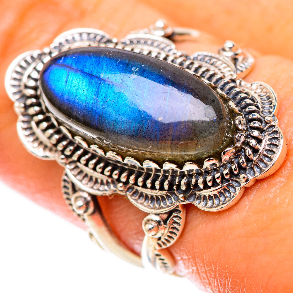 Labradorite Ring Size 9 (925 Sterling Silver) RING138716