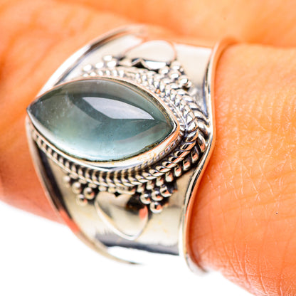 Natural Aquamarine 925 Sterling Silver Ring Size 9 (925 Sterling Silver) RING139388