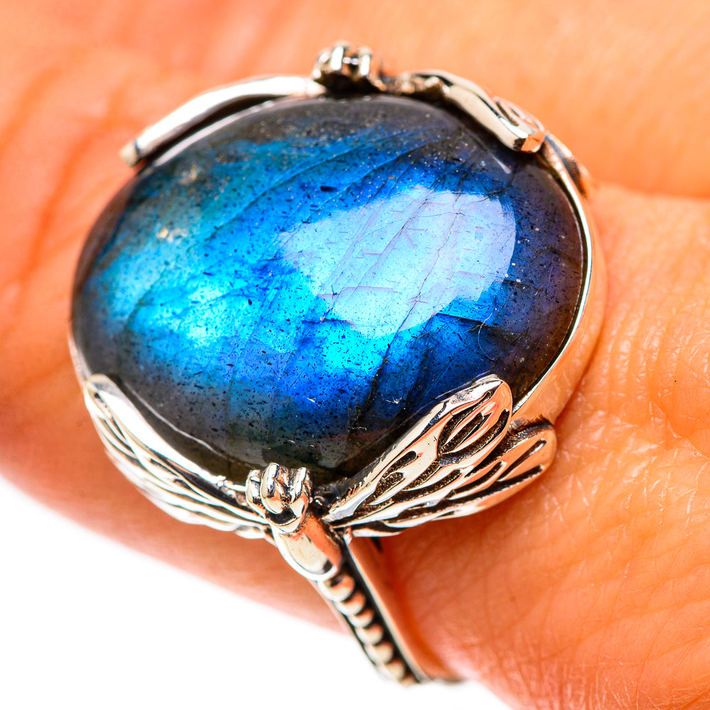 Labradorite Ring Size 9 (925 Sterling Silver) RING138678