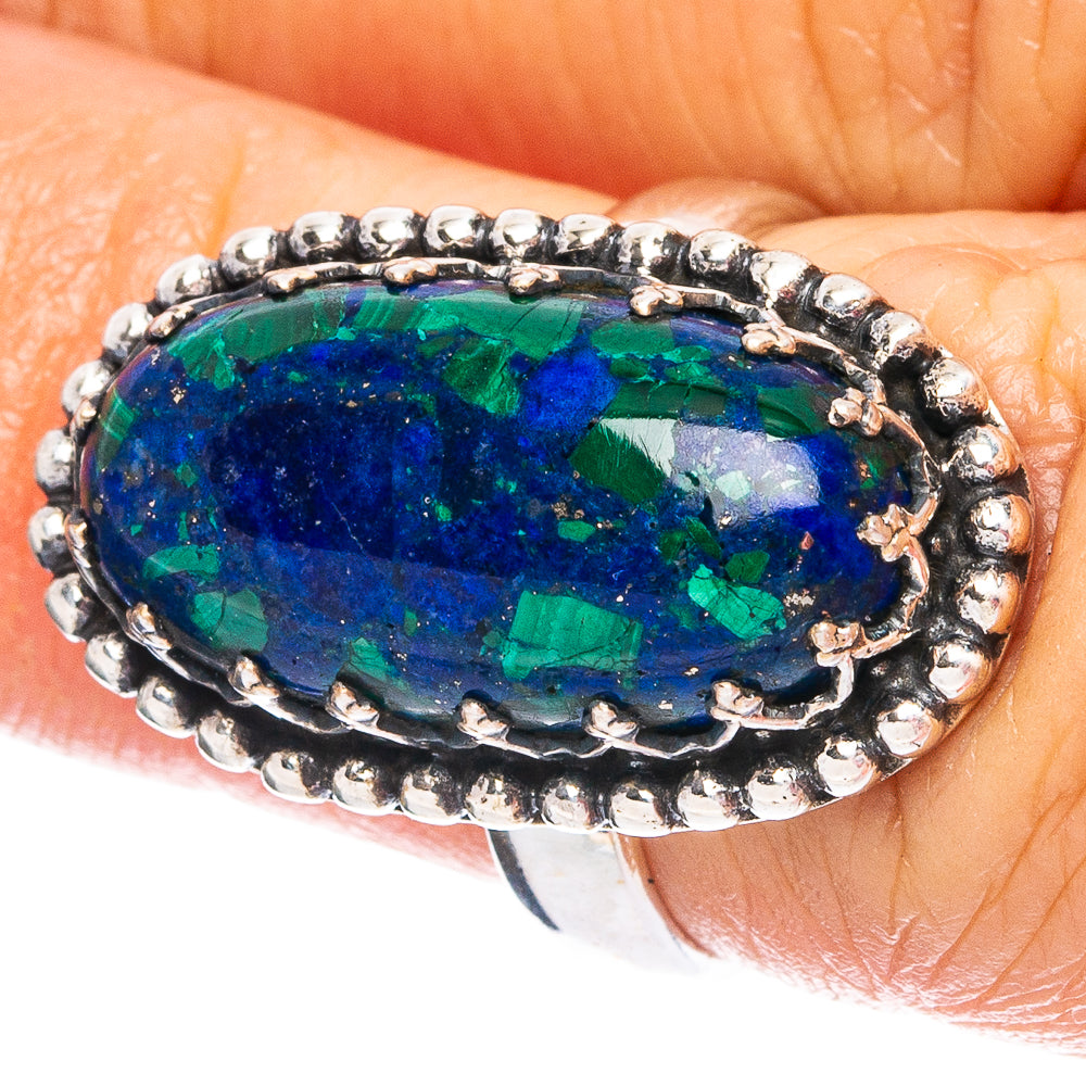 Azurite 925 Sterling Silver Ring Size 5.5 (925 Sterling Silver) R6176