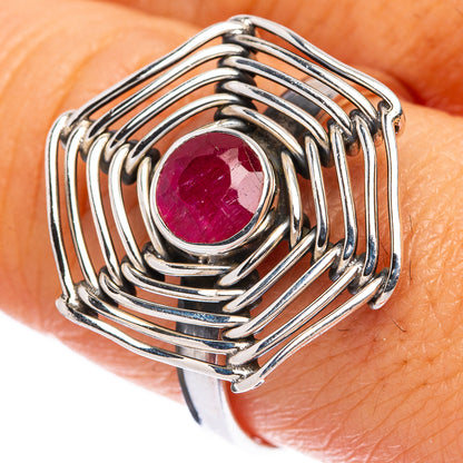 Red Sillimanite Ring Size 9.25 (925 Sterling Silver) R146150