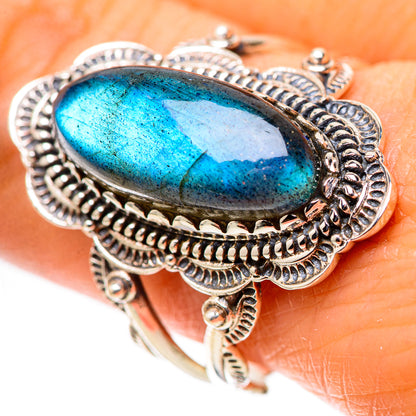 Labradorite 925 Sterling Silver Ring Size 9.75 (925 Sterling Silver) RING139601