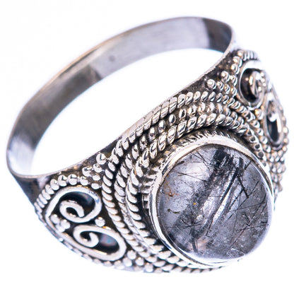 Tourmalinated Quartz Ring Size 7.5 (925 Sterling Silver) R3970