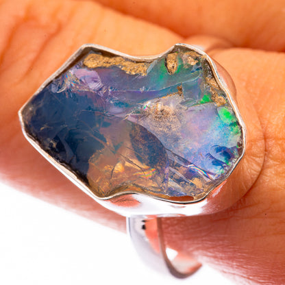 Raw Ethiopian Opal Ring Size 11.25 (925 Sterling Silver) R141099