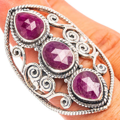 Signature Ruby Ring Size 6.5 (.925 Sterling Silver)