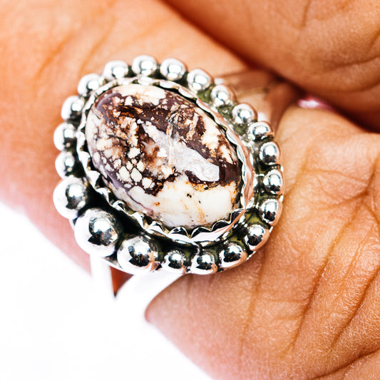 Wild Horse Jasper Ring Size 6 (.925 Sterling Silver)