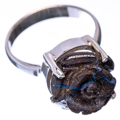 Boulder Opal Ring Size 6.5 (925 Sterling Silver) R145131