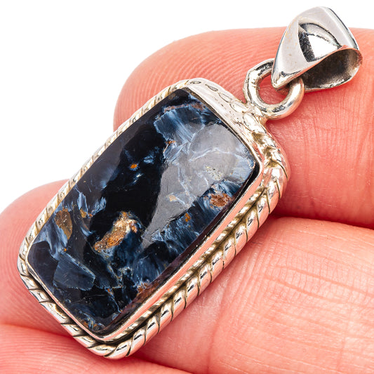 Pietersite Pendant 1 1/4" (925 Sterling Silver) P44138