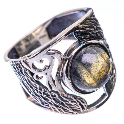 Labradorite Ring Size 6.25 (925 Sterling Silver) R140679