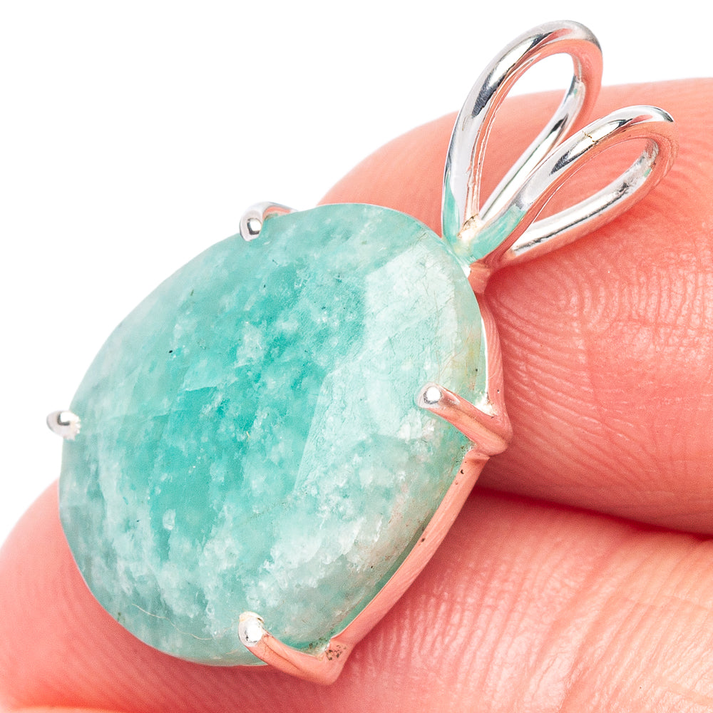 Value Amazonite Pendant 1" (925 Sterling Silver) P44552