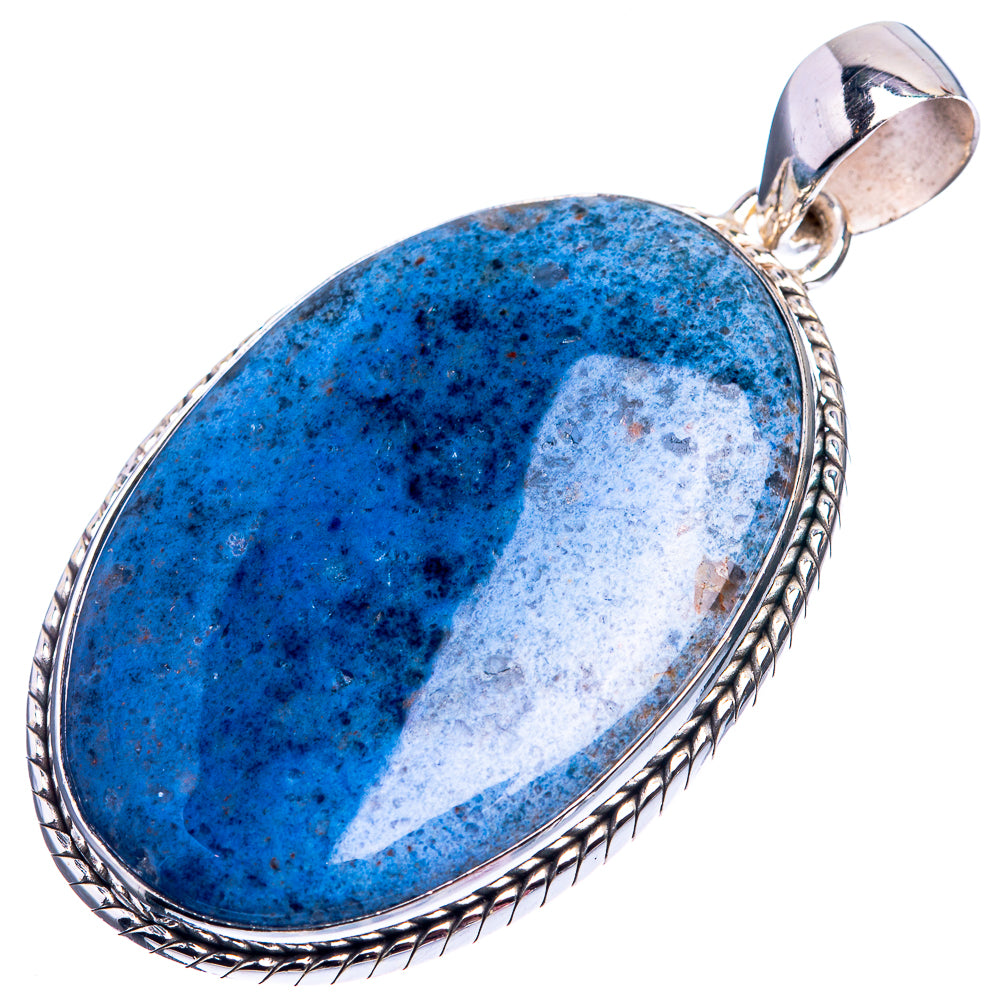 Sodalite Pendant 2 1/8" (925 Sterling Silver) P38919