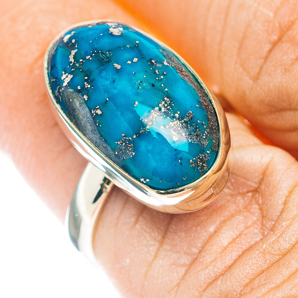 Persian Turquoise Ring Size 6.5 (German Silver)
